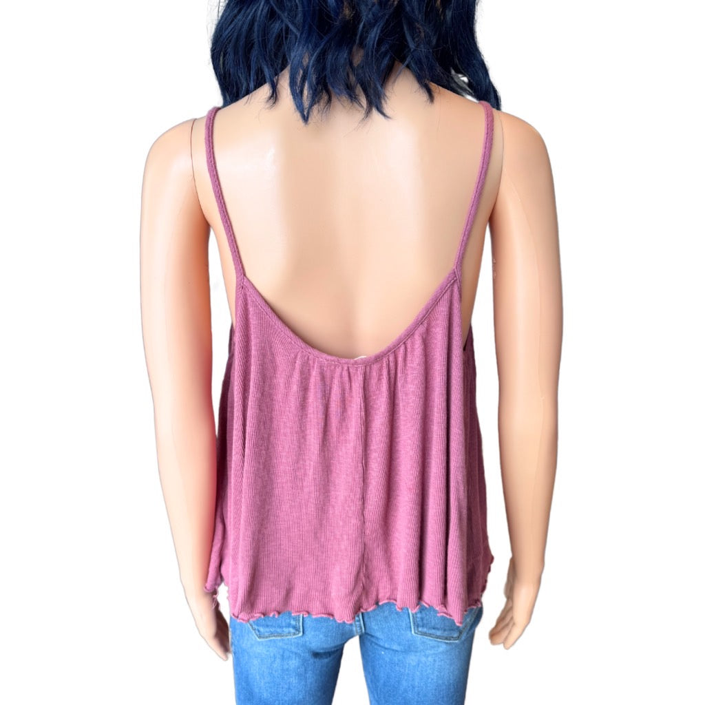 Anthropologie Maronie Keyhole Ribbed Tank Top - Medium NEW