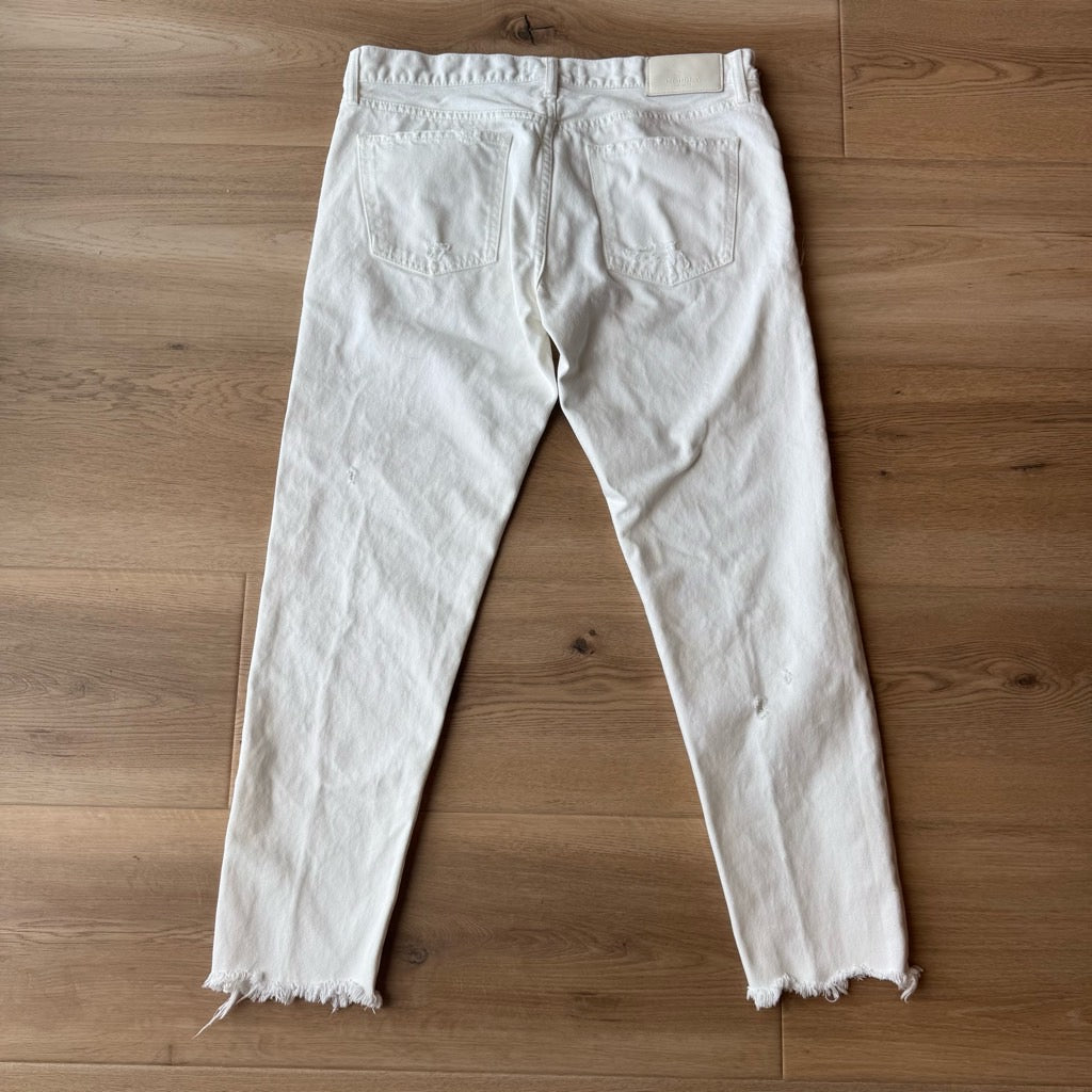 AGOLDE Element White Criss Cross Straight Legs Jeans - 30 NWT