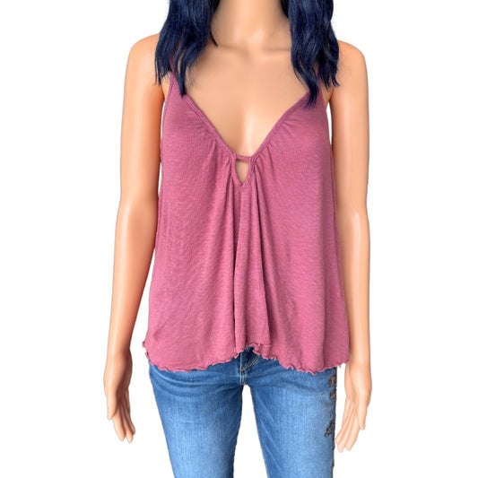Anthropologie Maronie Keyhole Ribbed Tank Top - Medium NEW